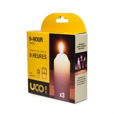 UCO 9-HOUR CANDLES - 3 PACK