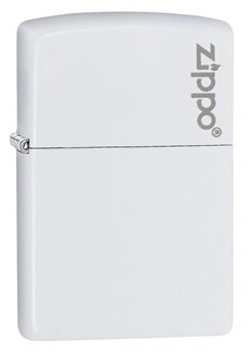 Zippo Logo White Matte